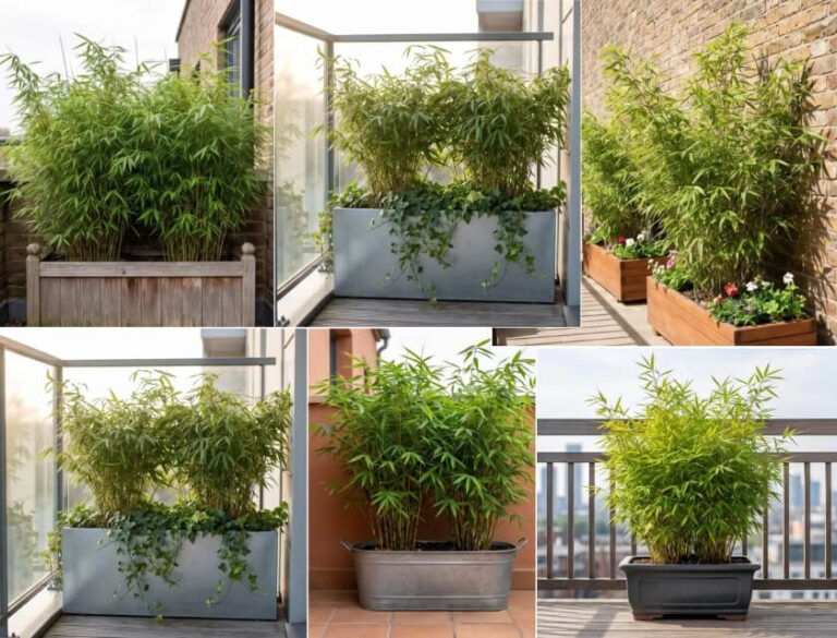 Bambou pour jardinière